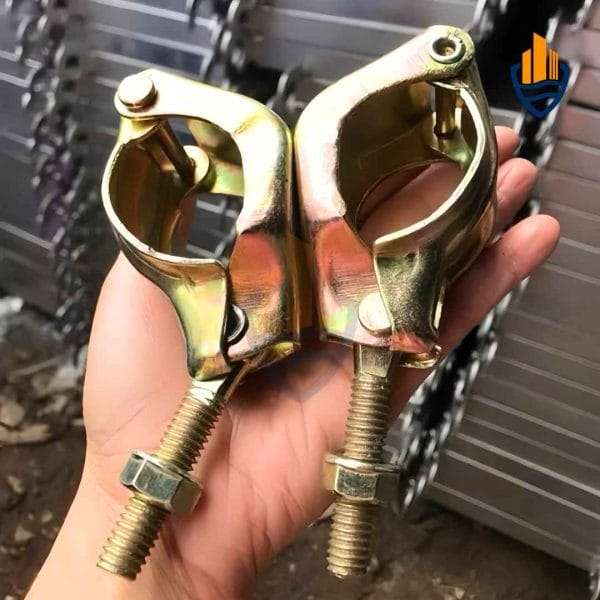 Cùm Giàn Giáo (Xoay/Tĩnh) Dày 3mm – Bulong M10, Liên Kết An Toàn, Giá Tốt