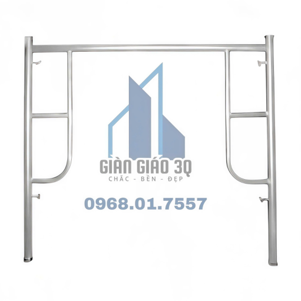 Giàn Giáo Khung 1.2m Ống Thép Mạ Kẽm - Dày 1.6ly