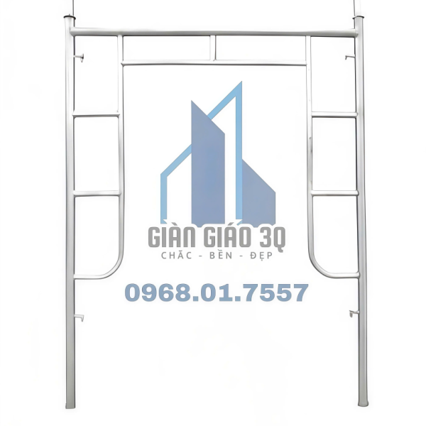 Giàn Giáo Khung 1.5m Ống Thép Mạ Kẽm - Dày 1.6ly